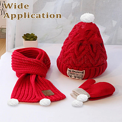 4Pcs DIY Doll Craft Polyester Pom Pom Ball&nbsp;DIY-LP0005-34D