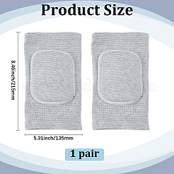 Sponge & Polyester Yoga Sports Knee Pads&nbsp;AJEW-WH20054-202A-01