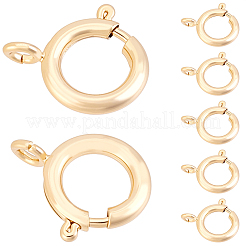 20Pcs Brass Spring Ring Clasps&nbsp;KK-BBC0025-74
