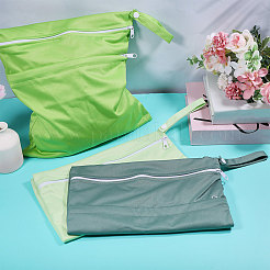 3Pcs 3 Colors Cloth Makeup Storage Zipper Bags&nbsp;ABAG-GL0001-08