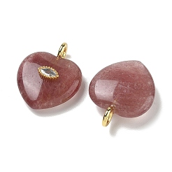 Natural Strawberry Quartz Pendants&nbsp;G-P585-03G-19