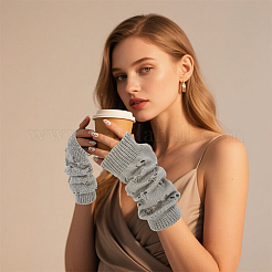 Acrylic Fibers Oversleeves for Women Girls&nbsp;AJEW-WH20128-018B