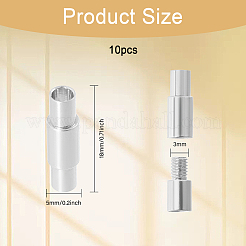 10Pcs Brass Screw Clasps&nbsp;KK-CA0002-71