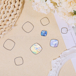90Pcs 3 Styles 304 Stainless Steel Linking Rings&nbsp;STAS-CA0002-22