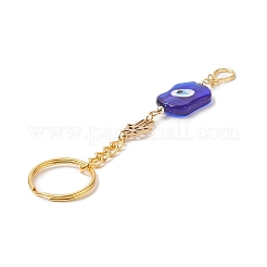 Evil Eye 201 Stainless Steel Hamsa Hand/Hand of Miriam Keychains&nbsp;KEYC-JKC00467