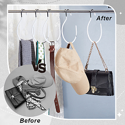 Stainless Steel & Plastic Towel Rack&nbsp;AJEW-WH0534-58B