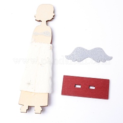 Natural Basswood Display Decorations&nbsp;LS-WOOD-WH0115-41