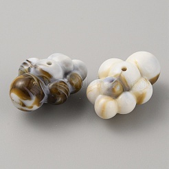 Opaque Acrylic Beads&nbsp;SACR-TAC0005-04C
