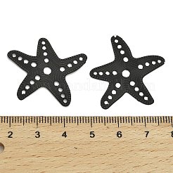 Spray Painted 430 Stainless Steel Starfish Multi-Strand Links&nbsp;STAS-Z116-12
