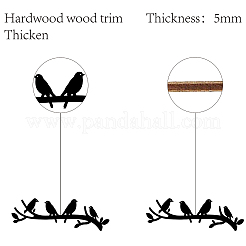 Laser Cut Basswood Wall Sculpture&nbsp;WOOD-WH0123-083