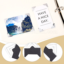 Retro Hot Stamping Paper Photo Corner Self-Adhesive Stickers&nbsp;AJEW-WH20007-25A