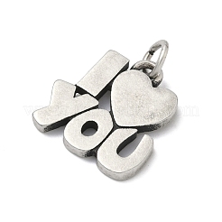 Valentine's Day 304 Stainless Steel Pendants&nbsp;STAS-C171-01C-AS