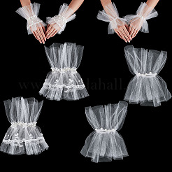4Pcs 2 Style Lace Oversleeves&nbsp;AJEW-GA0008-16