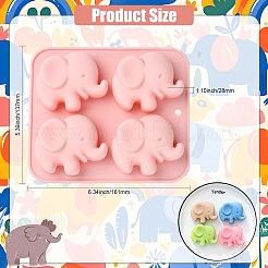 Elephant Shaped Silicone Molds&nbsp;ST-CJ0043-065