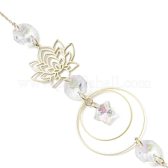 Glass Teardrop Hanging Suncatchers&nbsp;HJEW-JM04250