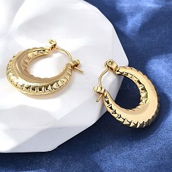 304 Stainless Steel Hoop Earrings for Women&nbsp;EJEW-L296-060G