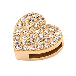 304 Stainless Steel Rhinestone Slide Charms&nbsp;STAS-P421-04A-G