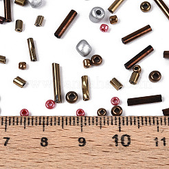 Electroplate Glass Seed Beads&nbsp;GLAA-SZC0007-01C