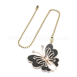 6Pcs 6 Style Butterfly Alloy Rhinestone Ceiling Fan Pull Chain Extenders&nbsp;FIND-JF00115