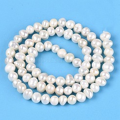 Natural Cultured Freshwater Pearl Beads Strands&nbsp;PEAR-N013-04H