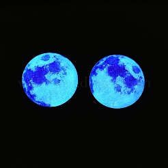 Fluorescent Glass Cabochons&nbsp;GGLA-T004-12G