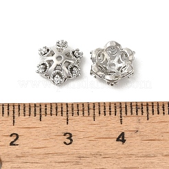 Rack Plating Brass Beads Caps&nbsp;KK-B088-05B-P
