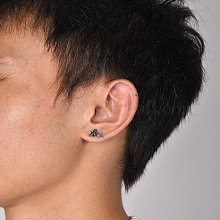 304 Stainless Steel Stud Earrings&nbsp;EJEW-K260-03C-AS