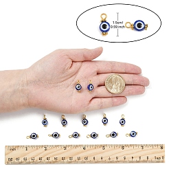 50Pcs Evil Eye Resin Pendants&nbsp;PALLOY-FS00036