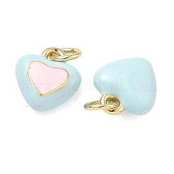 Brass Enamel Pendants&nbsp;KK-H259-01A-G03