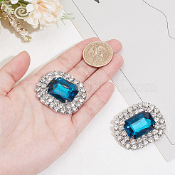 Alloy Rhinestone Shoe Decorations&nbsp;FIND-WH0126-417D