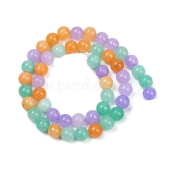 Natural Dyed White Jade Beads Strands&nbsp;X-G-NH0045-01A