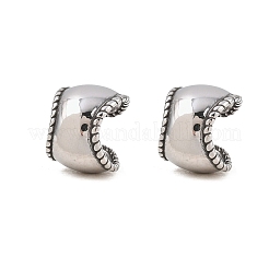 316 Surgical Stainless Cuff Earrings&nbsp;X-EJEW-C160-01AS
