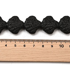 Dyed Natural Lava Rock Beads Strands&nbsp;G-A264-A04-01C