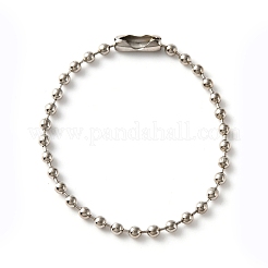 Iron Ball Chains with Connectors&nbsp;FIND-WH0114-70P
