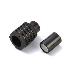 304 Stainless Steel Magnetic Clasps&nbsp;STAS-K282-03EB