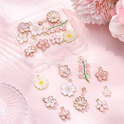 20Pcs 10 Styles Alloy Pendants&nbsp;ENAM-FP0002-17