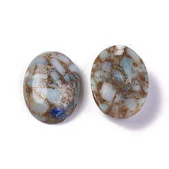 Synthetic Amazonite Cabochons&nbsp;G-L502-18x25mm-09B