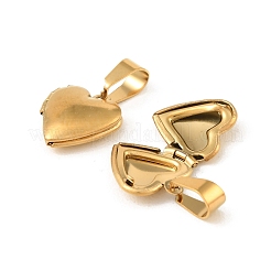 316 Stainless Steel Locket Pendants&nbsp;STAS-C077-08G