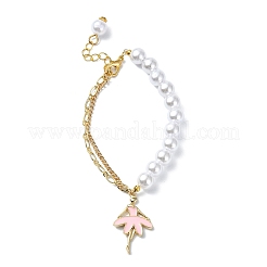 ABS Plastic Imitation Pearl Beads Bracelets&nbsp;BJEW-JB11359