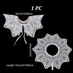 Polyester Lace Collars&nbsp;AJEW-WH0248-746D