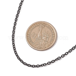 2.5MM 304 Stainless Steel Textured Cable Chain Necklaces for Women Men&nbsp;NJEW-JN05819-01