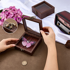 Wood Jewelry Display Cases&nbsp;CON-WH0089-223A
