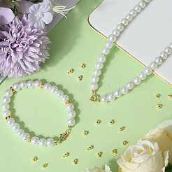 Brass Crimp Beads&nbsp;KK-SC0004-42G