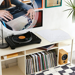 PP Plastic Vinyl Record Divider&nbsp;AJEW-WH0880-92A