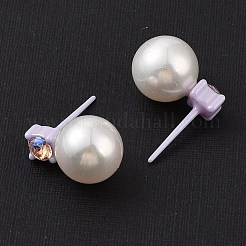 Hypoallergenic Bioceramics Zirconia Ceramic Stud Earrings&nbsp;EJEW-C111-15B