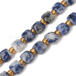 Natural Blue Spot Jasper Beads Strands&nbsp;GG-CBA96AE-A09-6x6mm