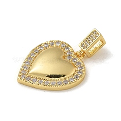 Brass Micro Pave Cubic Zirconia Pendants&nbsp;LS-KK-U046-12G-03