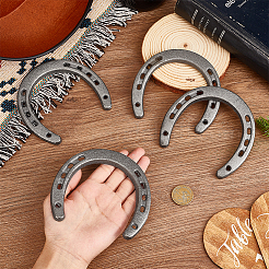 4Pcs Cast Iron Horseshoe Wall Decorations&nbsp;AJEW-PH0007-63