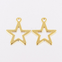 201 Stainless Steel Charms&nbsp;X-STAS-F162-13G