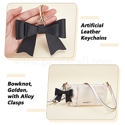 2Pcs Artificial Leather Keychains&nbsp;KEYC-UN0001-25